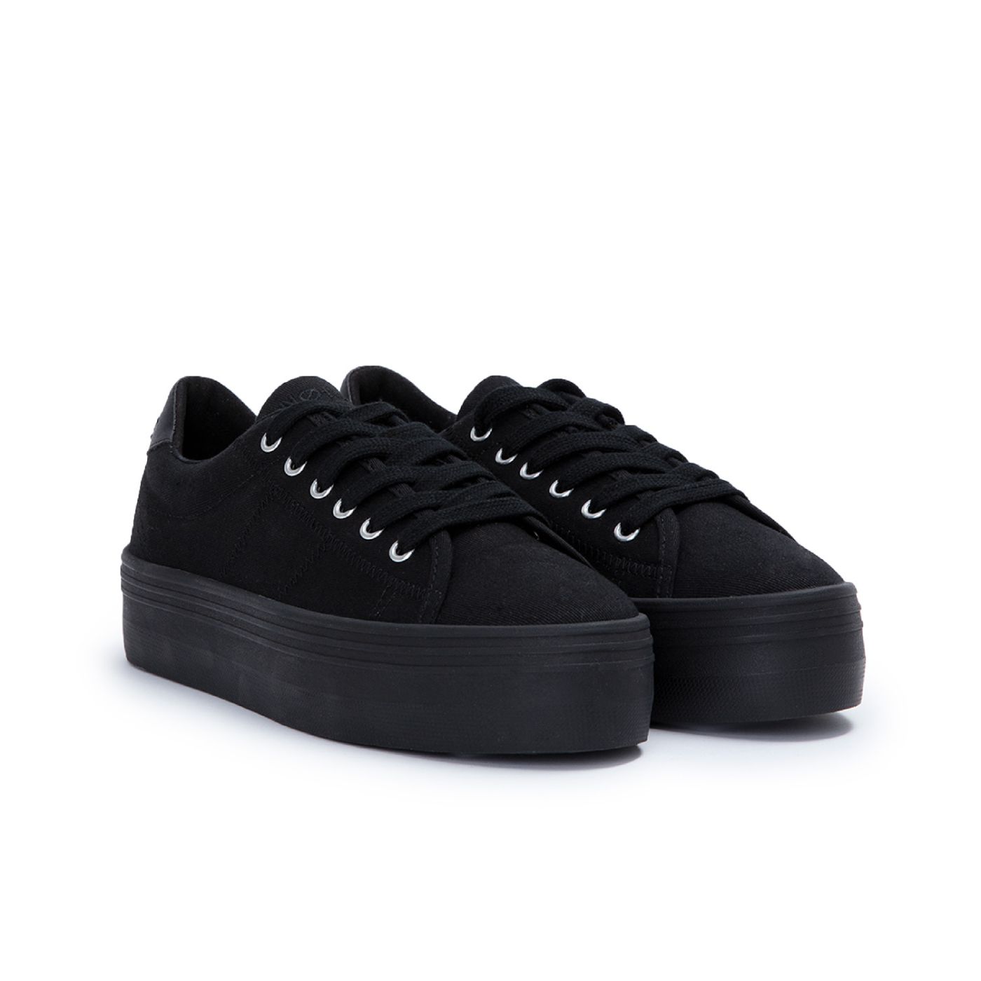 PLATO M SNEAKER - CANVAS - BLACK